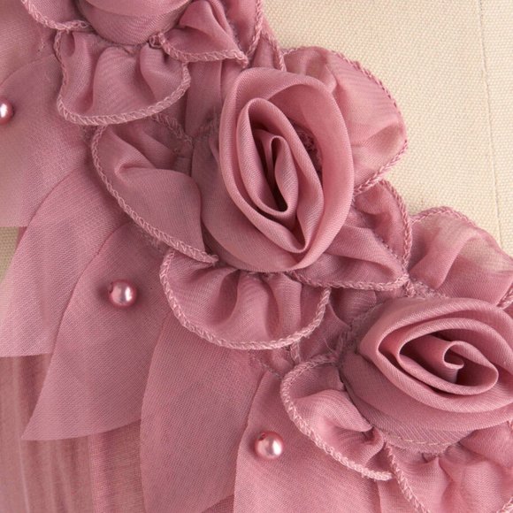 One Shoulder Soft Dusty Pink Dress ModCloth Excl - Picture 7 of 7